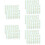 10Pièces Étiquettes Note Tambour Langue Doré, Grand Format Débutants 10