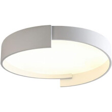 Chandeliers Hanging Lamp Modern White Round Flush Mount LED Dimmable Geometric Ceiling Light Compatible With Dimmers