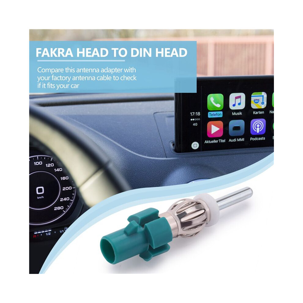 Car Stereo Antenna Adapter Fm Am Radio Connector - Fakra To Din 4854173781091