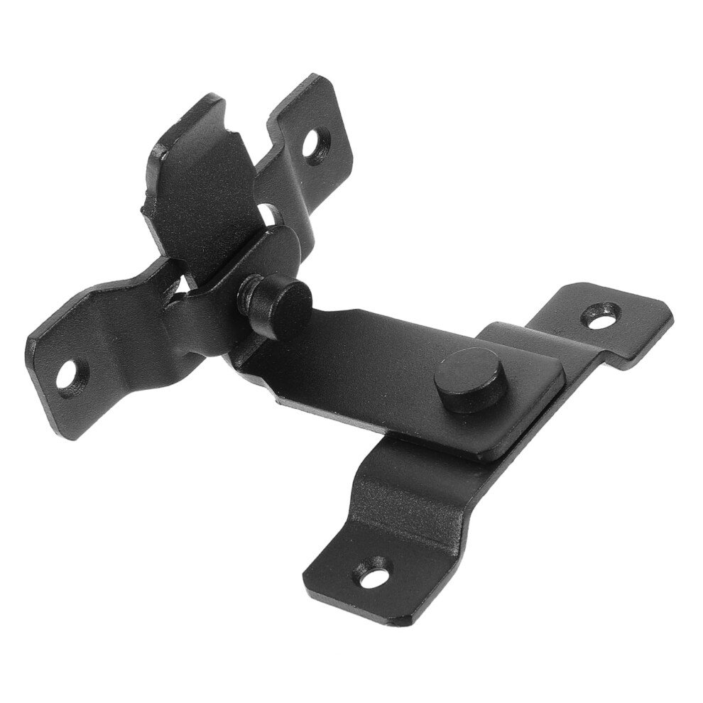 90Degree Heavy Duty Gate Latch Flip Door Lock For Wooden Fences, Sliding Doors, Shutters - Easy Install, Privacy 9016109290083