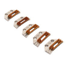 5 Stück Edelstahl-Nähmaschinen-Transporteuren 3,5x2cm Hochhart
