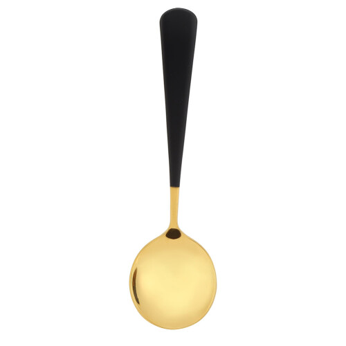 Stainless Steel Soup Spoon Rounded Kitchen Spoon