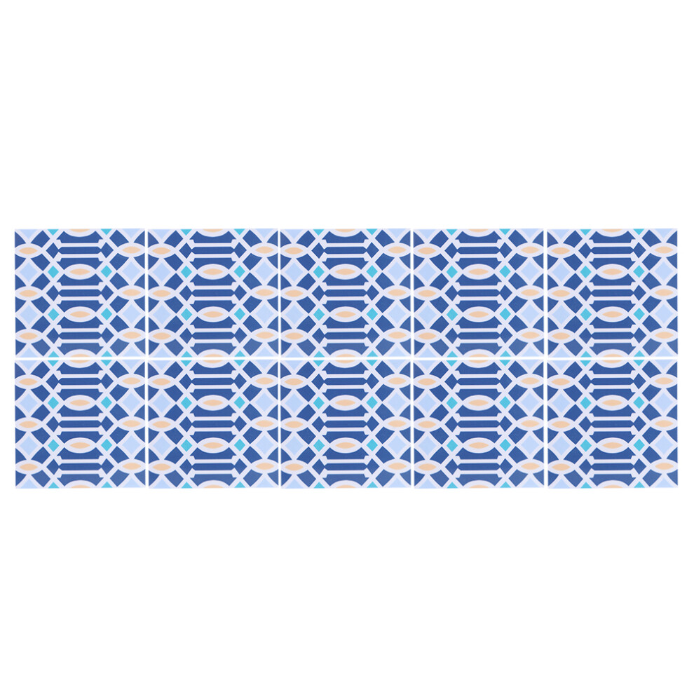 (Type 6) 10Pcs 10X10cm Waterproof Non-Slip Tile Stickers For Kitchen Bathroom 685922981677