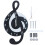 Musical Note Electronic Wall Clock Silent Quartz Clock for Children 1