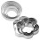 10Pcs Stainless Steel Cookie Cutter Reusable Baking Ring Diy Mold 8