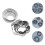 10Pcs Stainless Steel Cookie Cutter Reusable Baking Ring Diy Mold 9