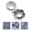 10Pcs Stainless Steel Cookie Cutter Reusable Baking Ring Diy Mold 11