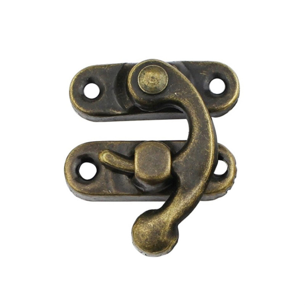 Antique Bronze Iron Padlock Hasps - 30 Pcs Set, Mini Jewelry Box Clasp, Hook Lock, Vintage Furniture Hardware 9016109290441