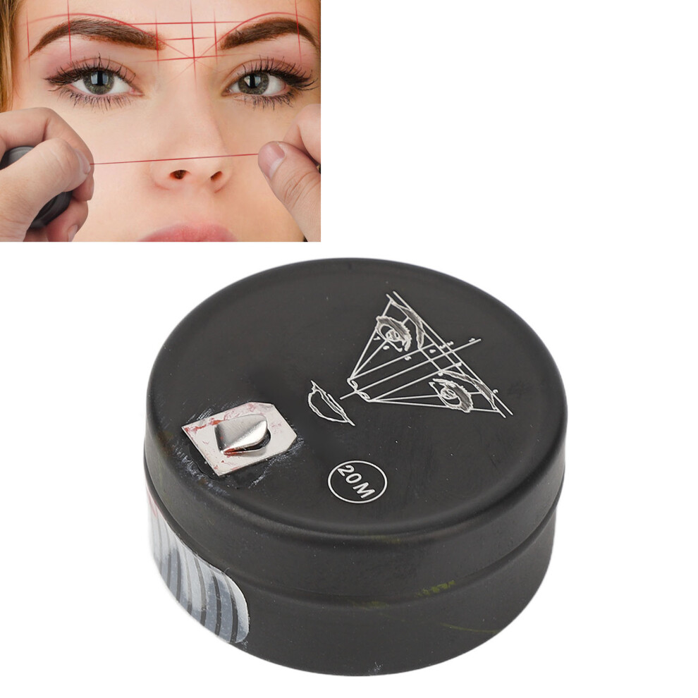 Red 20M Pre Inked Eyebrow Mapping String For Microblading & Permanent Makeup