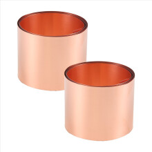 Kuparilevyrulla, metallifoliolevy 1000 mm x 50 mm x 0,1 mm 2 kpl