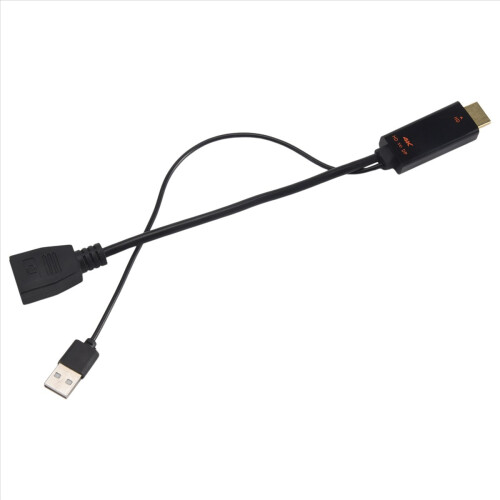-Cable convertidor compatible de DisplayPort macho a hembra 4K a 60 Hz 2