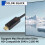 -Cable convertidor compatible de DisplayPort macho a hembra 4K a 60 Hz 4