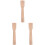 3pcs Ukulele Neck Component Wood Classical 2