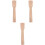 3pcs Ukulele Neck Component Wood Classical 3