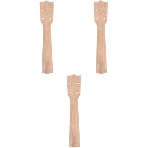 3pcs Ukulele Neck Component Wood Classical 2