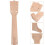 3pcs Ukulele Neck Component Wood Classical 10