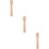 3pcs Ukulele Neck Component Wood Classical 9