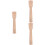 3pcs Ukulele Neck Component Wood Classical 6