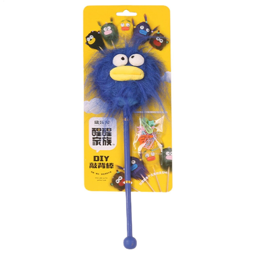 Plush Massage Hammer Cute Cartoon Style Manual Massager Soft Plush Fabric Massage Stick For Neck And Waist