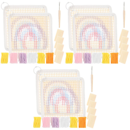 3 Sets Of Embroidery Material Embroidery Diy Kit Latch Hook 2