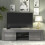 Creative Furniture TV Unit 130cm - Dark Grey Gloss Doors 1
