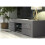 Creative Furniture TV Unit 130cm - Dark Grey Gloss Doors 4