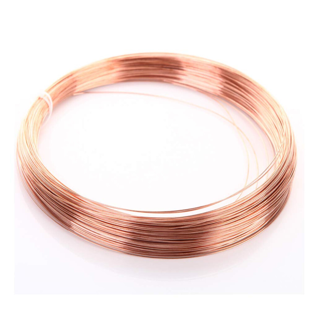 Bare Copper Wire 0.079-0.197 Inch Diameter, 16.4 Feet Length, 1 Pack, Copper Craft Wire For Jewelry Making And Crafts 9084446298635