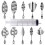 Set Of 3 Cookie Supplies Turntable Cake Tools Biscuit Decorating 1