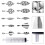 Set Of 3 Cookie Supplies Turntable Cake Tools Biscuit Decorating 10