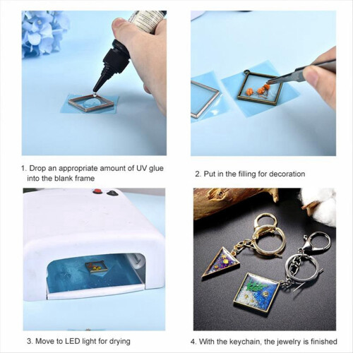Curing Quick Drying Epoxy Resin UV Glue DIY Jewelry Making Tools, 60G 1