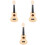 3 Sets DIY Ukulele Assembling Kit Musical Instrument 5