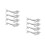 2 Count Cutlery Stand Chopstick Holder Rest Rack Multi-Functional 11