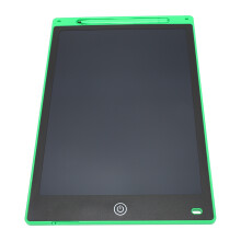 12-Zoll grünes LCD-Schreibtablett für Kinder, abwischbar & druckempfindlich