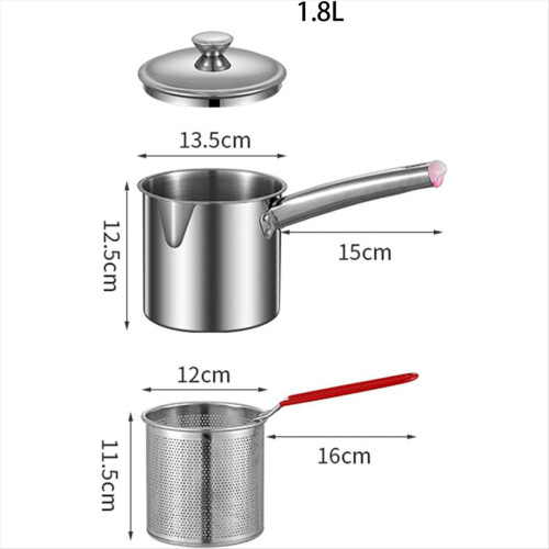 Friteuse, petite friteuse, paniers multifonctions en acier inoxydable 1
