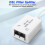 Διαχωριστής φίλτρου DSL Διαχωριστής ADSL για τηλεφωνική γραμμή αρσενικό σε 2 θηλυκά 4