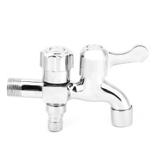G1/2in Copper Dual Use Quick Open Faucet Washing Machine Mop Pool Tap