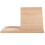Wooden Triangle Book Stand With Cup Holder 3