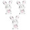 3Pcs Multi Color Figurines for Table and Garden 5