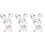 3Pcs Multi Color Figurines for Table and Garden 6
