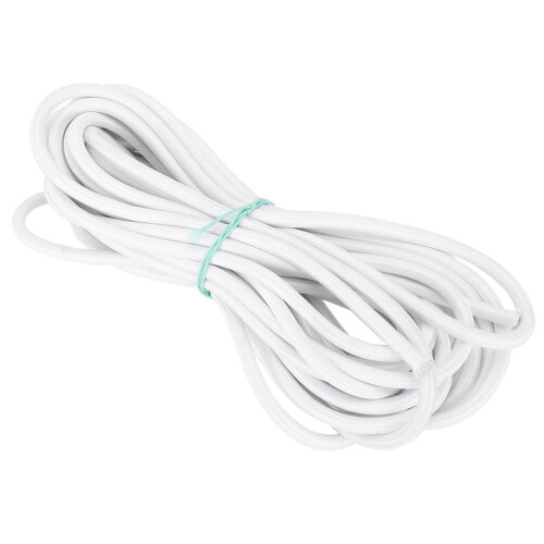 7mm 10m Elastic Rope Cord Sewing DIY White 1