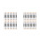 60 Pcs Eyeshadow Stick Brushes For Makeup Application 9