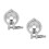 2Sets Silver Stainless Steel Kits Smooth Surface Clamp Tools 7