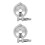 2Sets Silver Stainless Steel Kits Smooth Surface Clamp Tools 6