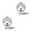 2Sets Silver Stainless Steel Kits Smooth Surface Clamp Tools 8
