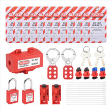 Kit de blocare și etichetare a întrerupătorului de circuit electric, pentru industrie, auto