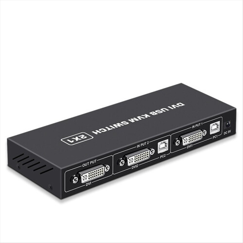 Διακόπτης DVI KVM USB Πληκτρολόγιο Ποντίκι Οθόνη εκτύπωσης Οθόνη εναλλαγής