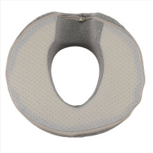 Ergonomics Lying Down Pillow Memory Foam for Beauty Salon grey