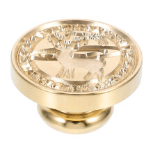2Stk Kuvertsiegel Golden Alloy Xmas Wachssiegel