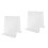 2Pièces Support Vinyle Transparent Grand Bureau 3