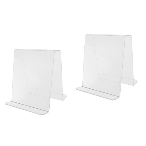 2Pièces Support Vinyle Transparent Grand Bureau 2